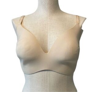 Knix WINGWOMAN 💗 nude 💗 lightly lined bra 💗 sz 6+